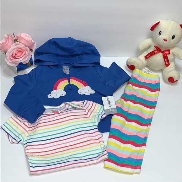 Toddler Girls 2 Piece Pajamas Im Snow Cute Size 3T Just One You by Carters NWT